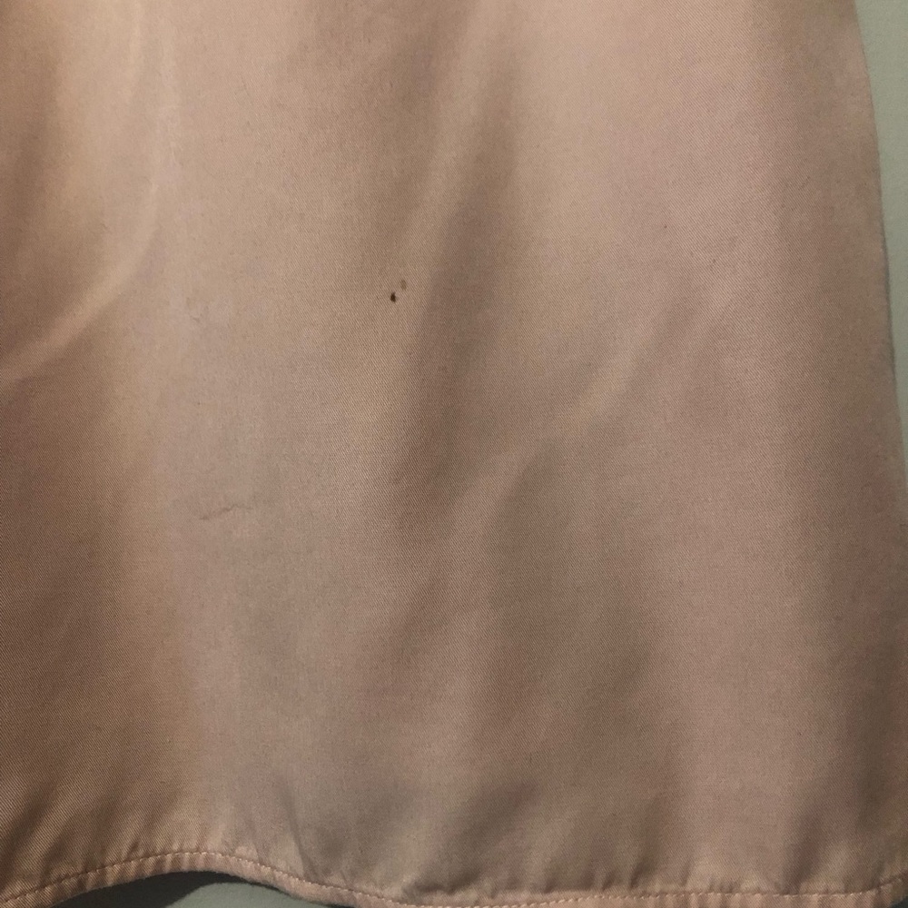 Ted Baker 5 100% Lyocell Men's Size XL Light Pink Button Down Short Sleeve Shirt - Picture 10 of 10